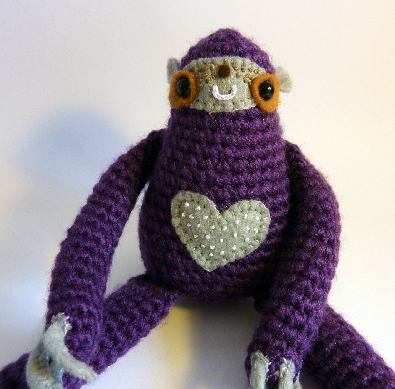 Purple Mini-Sloth by LokiCoki - Custom made just for YOU