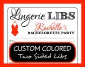 LINGERIE Mad LIBS Bachelorette Game - Bridal Shower - Modern Design - Custom PDF
