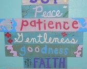 Fruit of the Spirit Pallet Wood Wall Hanging III