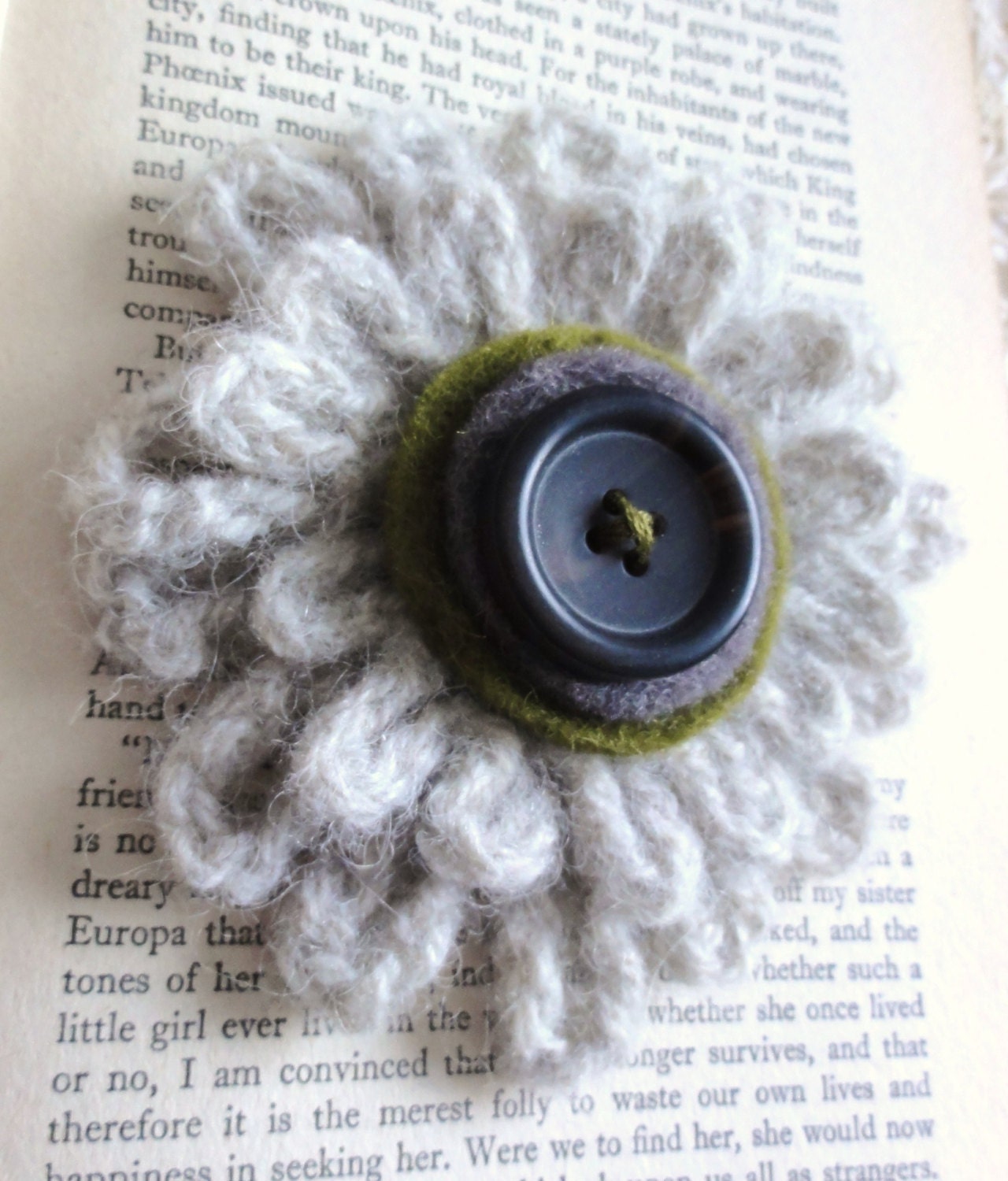 Crochet Brooch