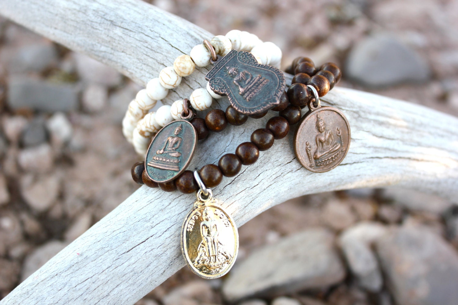the blessed buddha pendant bracelet
