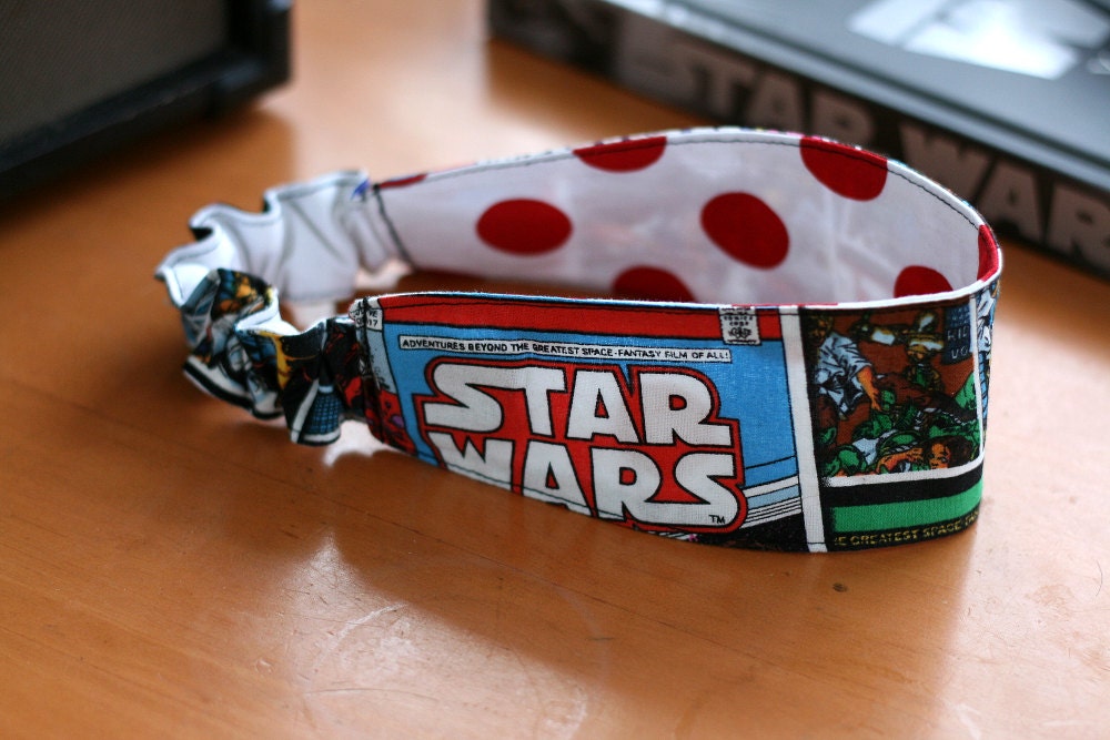 Star Wars Polka Dot Reversible Fabric Headband