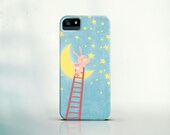 iPhone 5 Case, iPhone 4 Case, Galaxy S3 Case - A baby rabbit with a star