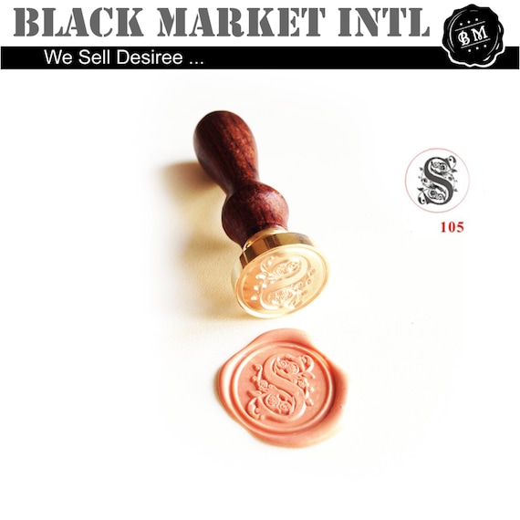 Wax Seal Stamp, custom seal wax letter font set STP-EUR