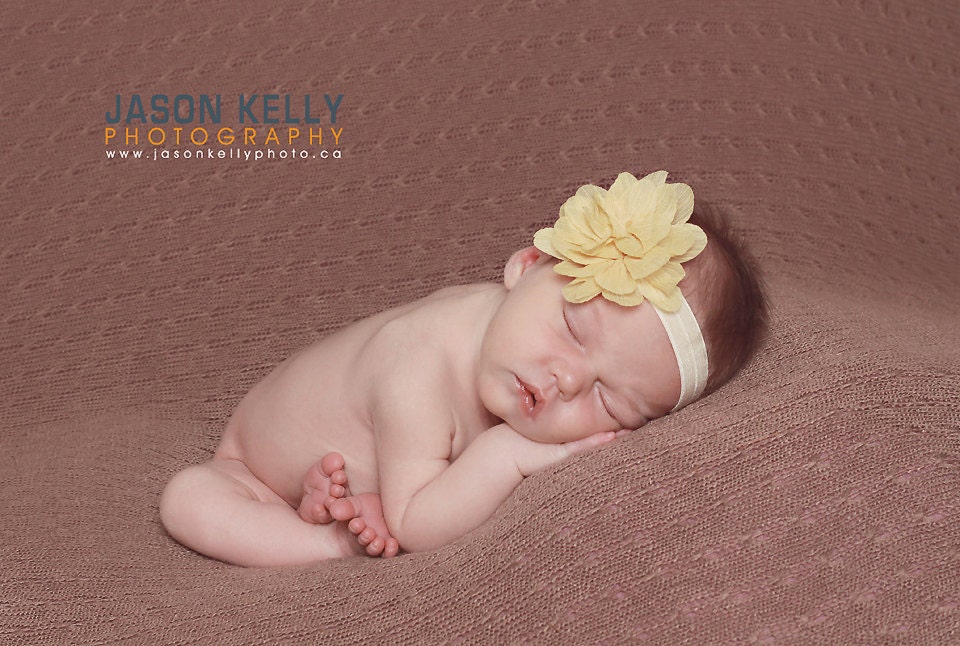 baby headband..yellow headband..newborn headband..girl headband, toddler headband..photography prop,birthday prop