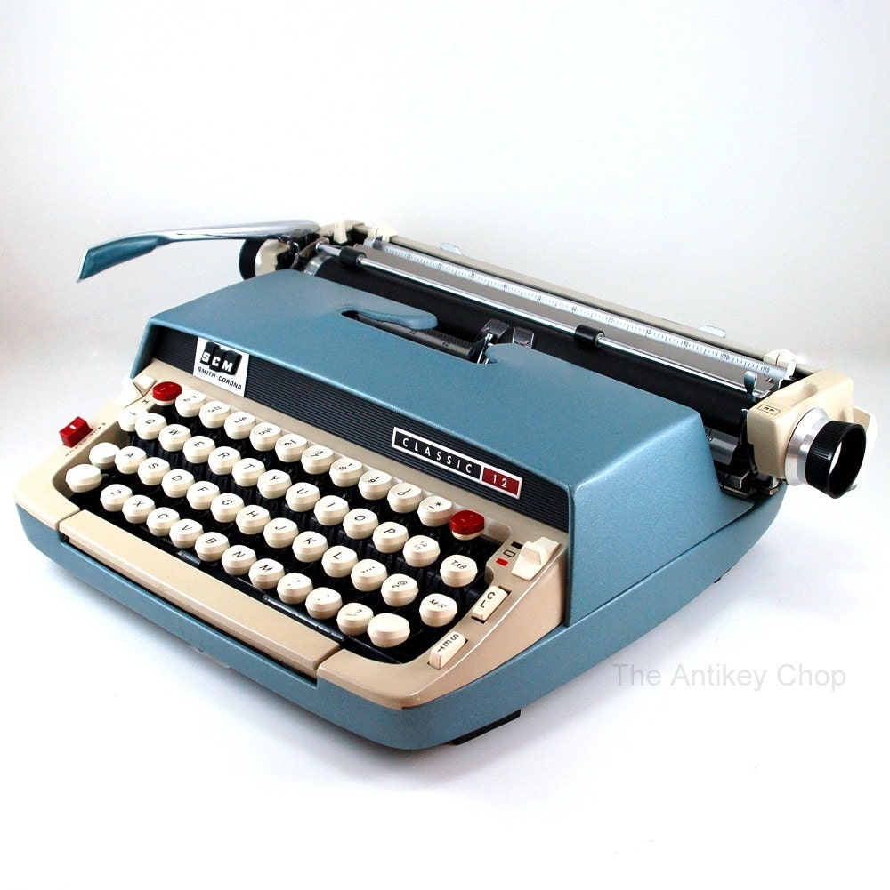 Revitalized Smith Corona Classic 12 Typewriter Professionally Refurbished Portable & Two New Ribbons