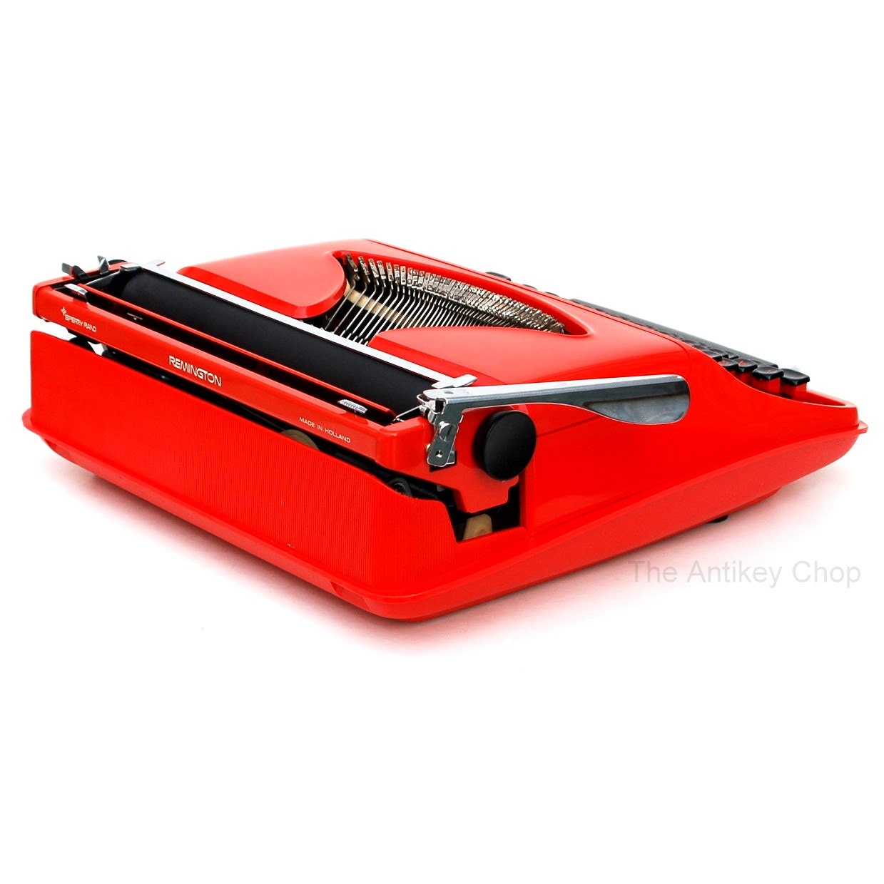 Revitalized Red Remington Starfire Typewriter Professionally Refurbished Portable & Two New Ribbons