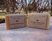 Raw Milk & Manuka Honey, Natural Handmade Soap, Cold Process Soap