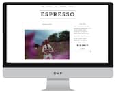 Espresso- 2 column Blogger or Wordpress.org Theme