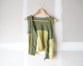 crochet vest, womens vest, green vest, ladies vest, boho vest