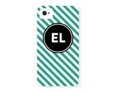 iPhone 5 or 4/4s Case - Emerald Stripe Pantone 2013 Color