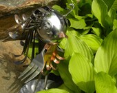 Miss Luna Franchesca Fruity Tooty, Free standing stainless steel metal sculpture