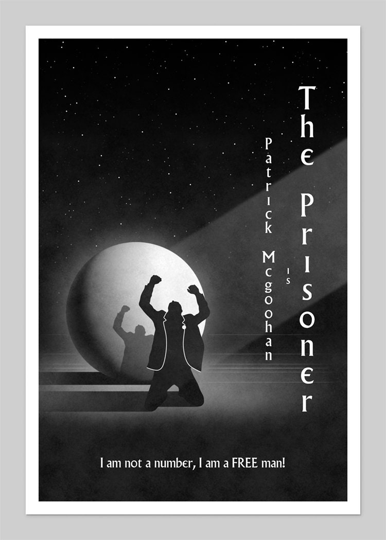 The Prisoner 13x19 Inch Print