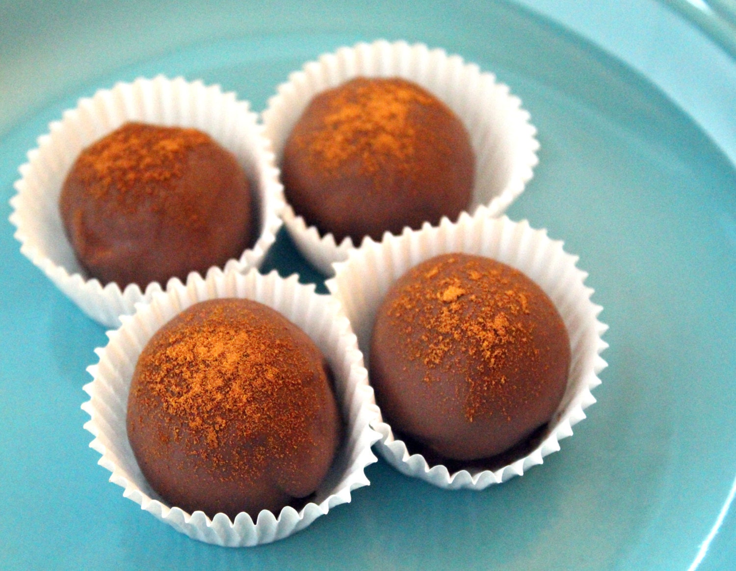 Eleven///Half Pound Handmade Pumpkin Spice Milk Chocolate Truffles///Client Gift///Made in Portland OR