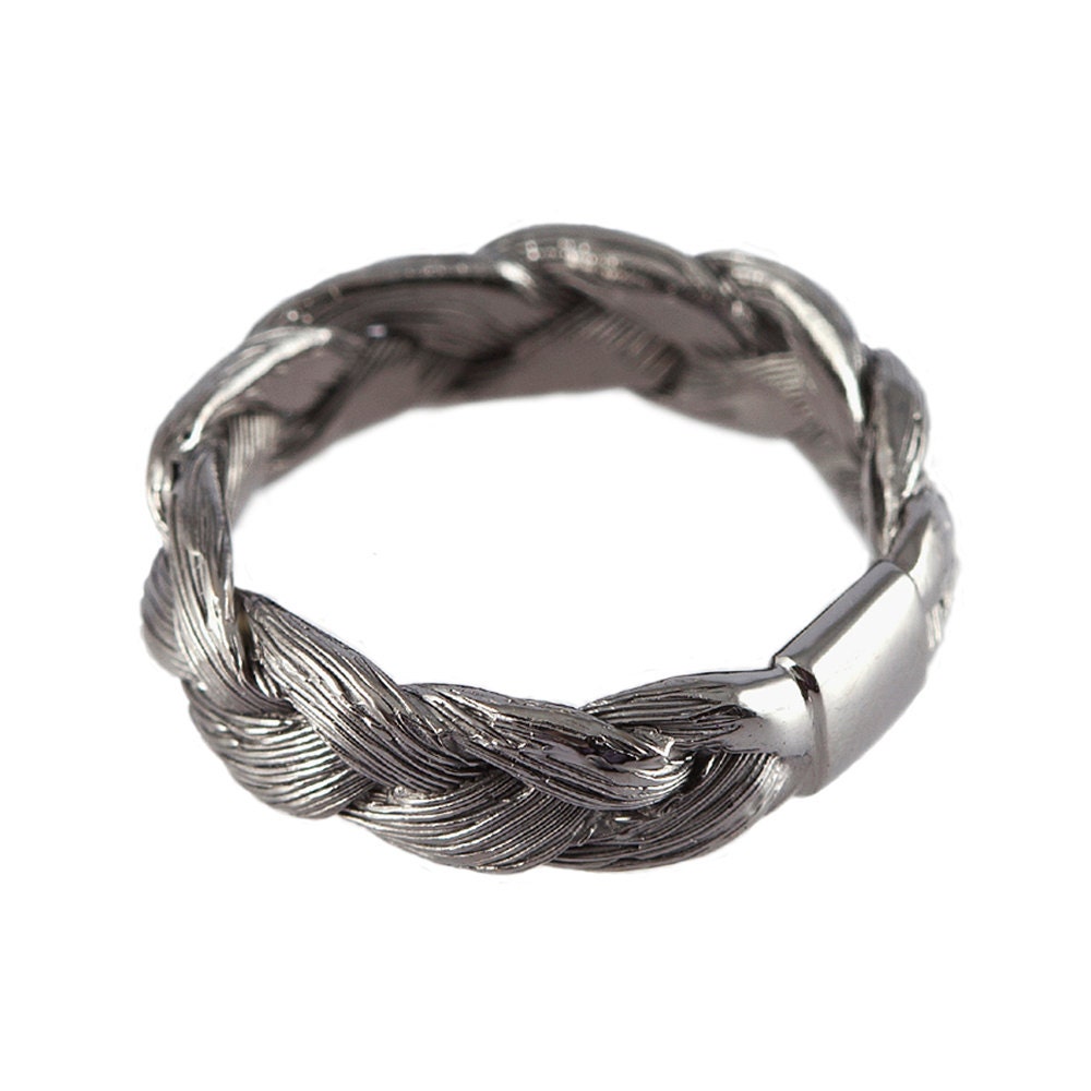 Magnitude Plait - ring (black)
