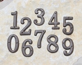 Rustic Metal House Numbers