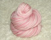 Hand painted yarn, Fingering weight, 100% Superwash Merino Wool, 400 yards/3.5 oz- 'Blushing Maiden'