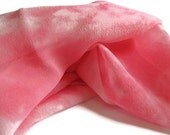 Hand Dyed Silk Scarf, Pink Chiffon