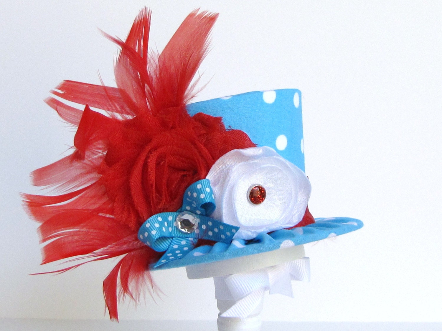 Mini Top Hat Headband, Alice in Wonderland themed Tea Party, Birthday, Costume, Photo Prop, Gift from Truly Sweet Circus