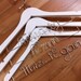 Beautiful plain personalized coat hangers for all occasions - Weddings, gifts for engagements, bridesmaids, special birthdays etc.