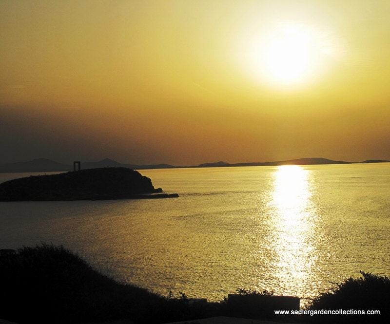 Naxos sunset, Aegean sea - 8 x 10 print
