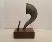 Acoustic iPhone Speaker Dock Utilizing a Vintage Antique Gooseneck for a Gramophone Horn -Ready to Ship-
