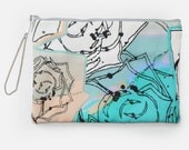 Digitally printed portfolio clutch bag - Nerissa