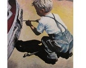 Pre-School a print of an original acrylic painting