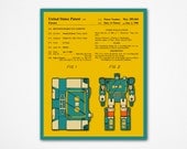 GICLEE Fine Art Print, Retro Transformers Pop Art for the home wall decor (13x16) SOUNDWAVE PATENT