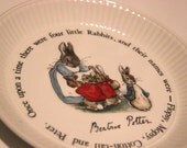 Beatrix Potter - Peter Rabbit - Wedgwood porcelain plate