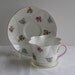 Vintage / FLORAL BOUQUET / Tea Cup w Saucer / Fine Bone China