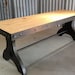 IRONCLAD Industrial Coffee Table, Media Console or Bench Seat.