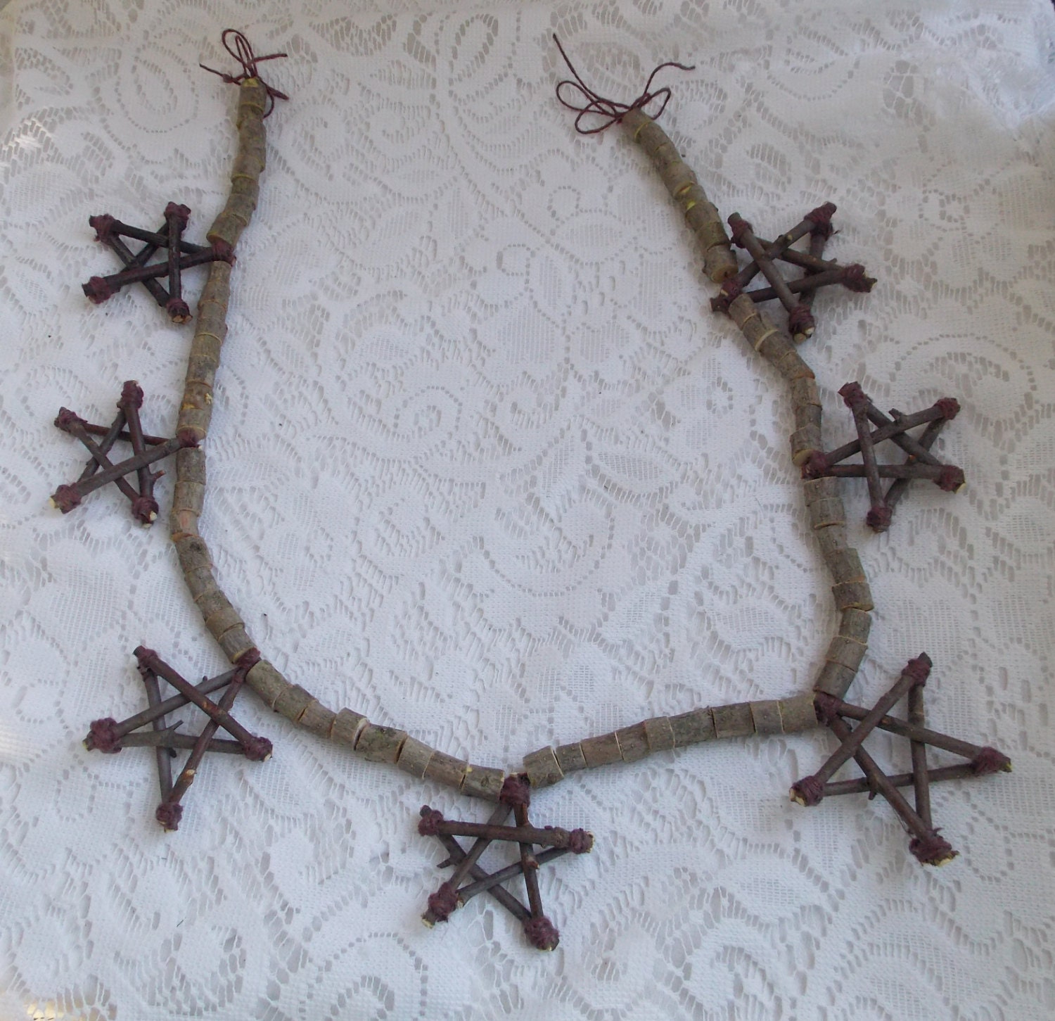 Tree Nature Eco-friendly Garland Branches Art Folk Decor Earthy Natural Handmade