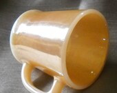 Fire King Cup, Peach Lustre, Vintage