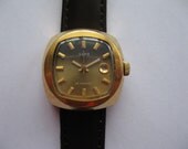 ZARIA vintage automatic mechanical ladies watch 30 jewels gold-plated Soviet watch