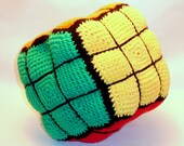 Rubik's Cube Pillow Geeky Game Room Decoration