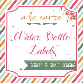 Water Bottle Labels Coordinating Printable Il_570xn