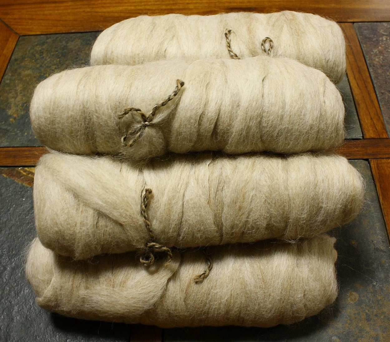 Spinning fiber from our own PHILAPPALOOSA  Suri Alpaca