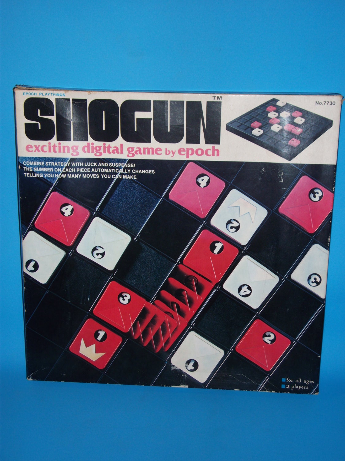 1970's Shogun Board Game From Japan Automatic Changing Numbers