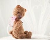 Artist OOAK Brown Mohair Teddy Bear Trevis 30cm