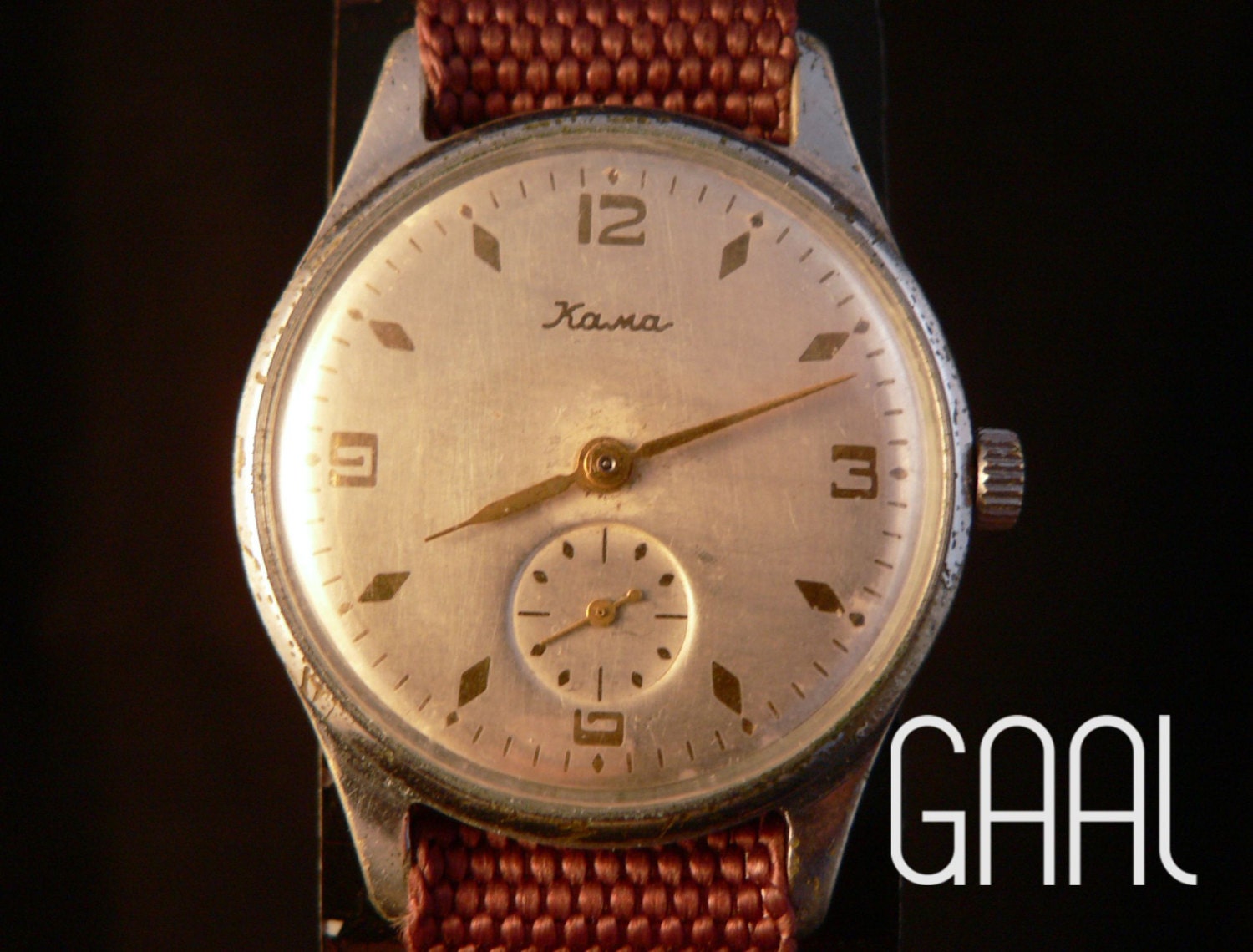Vintage big size Kama watch