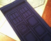TARDIS Pencil Case Hand-Drawn
