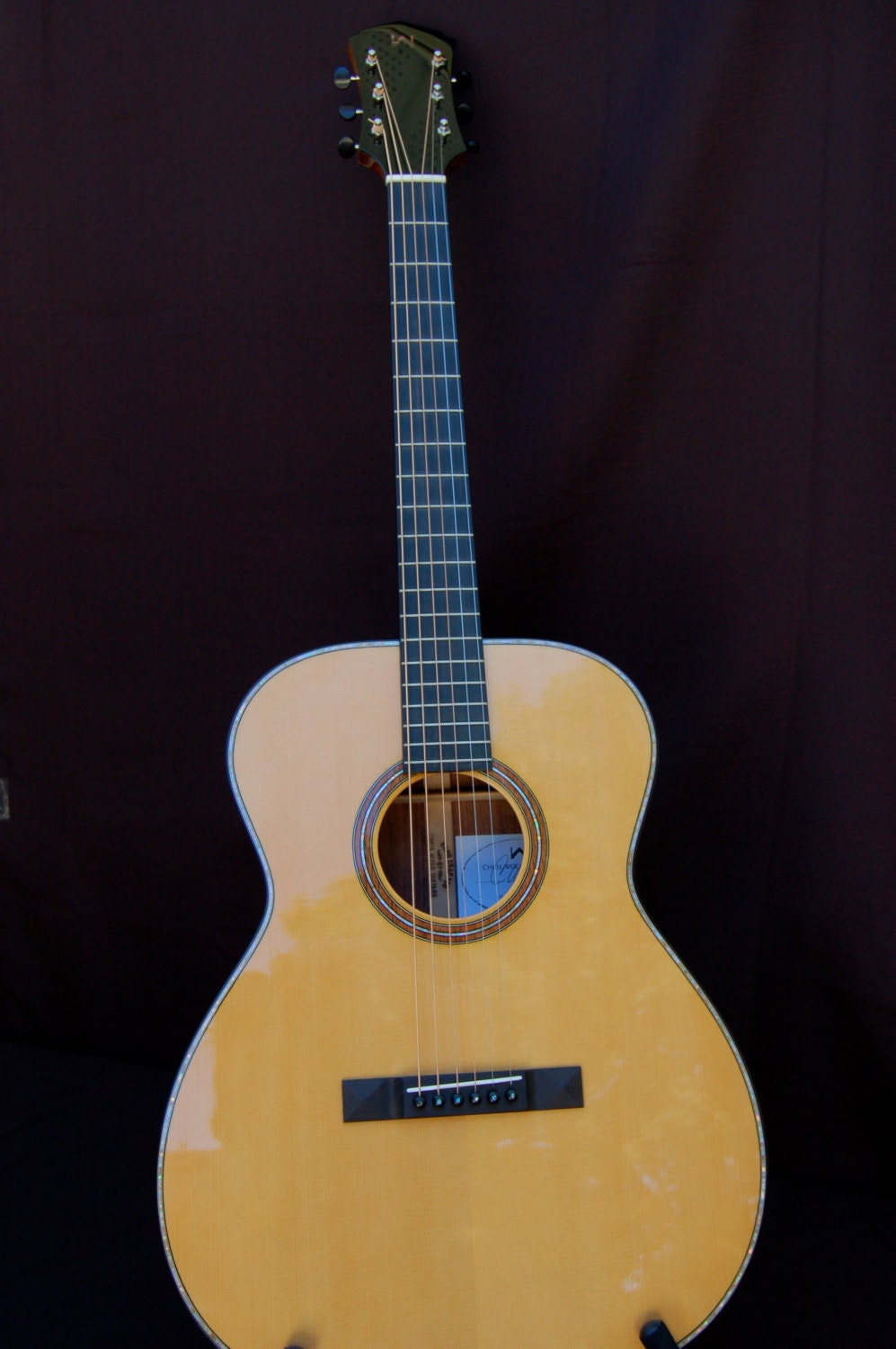 Chris Wood Guitars CUSTOM ORDER Engelmann Spruce & Honduras Rosewood OM Acoustic Guitar