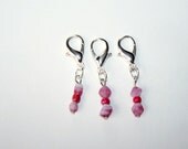 Removable Stitch Markers Knitting Markers set of 3