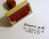 Custom Hand Calligraphy Address Stamp