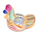 Rare 1940 Vibrant Tlaquepaque Mexico Turkey Bird Bank Mexican Art Pottery Collectible