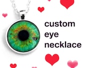 Custom Eye Necklace  / Gift For Her / Gift For Him