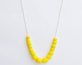 Sun pebble necklace