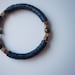 SALE Brown beach summer bracelet / Chocolate sequins bracelet / Coffee bracelet / Brown beaded bracelet