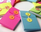 3 String-Tie Note Pads: Custom Color Choices